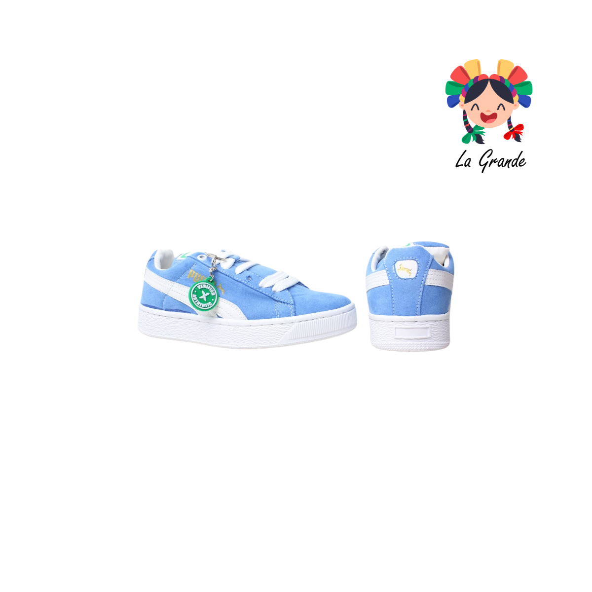 V-043 VANNI CLUB Cielo Blanco Tenis Casual para Niña, Niño, Dama y Joven