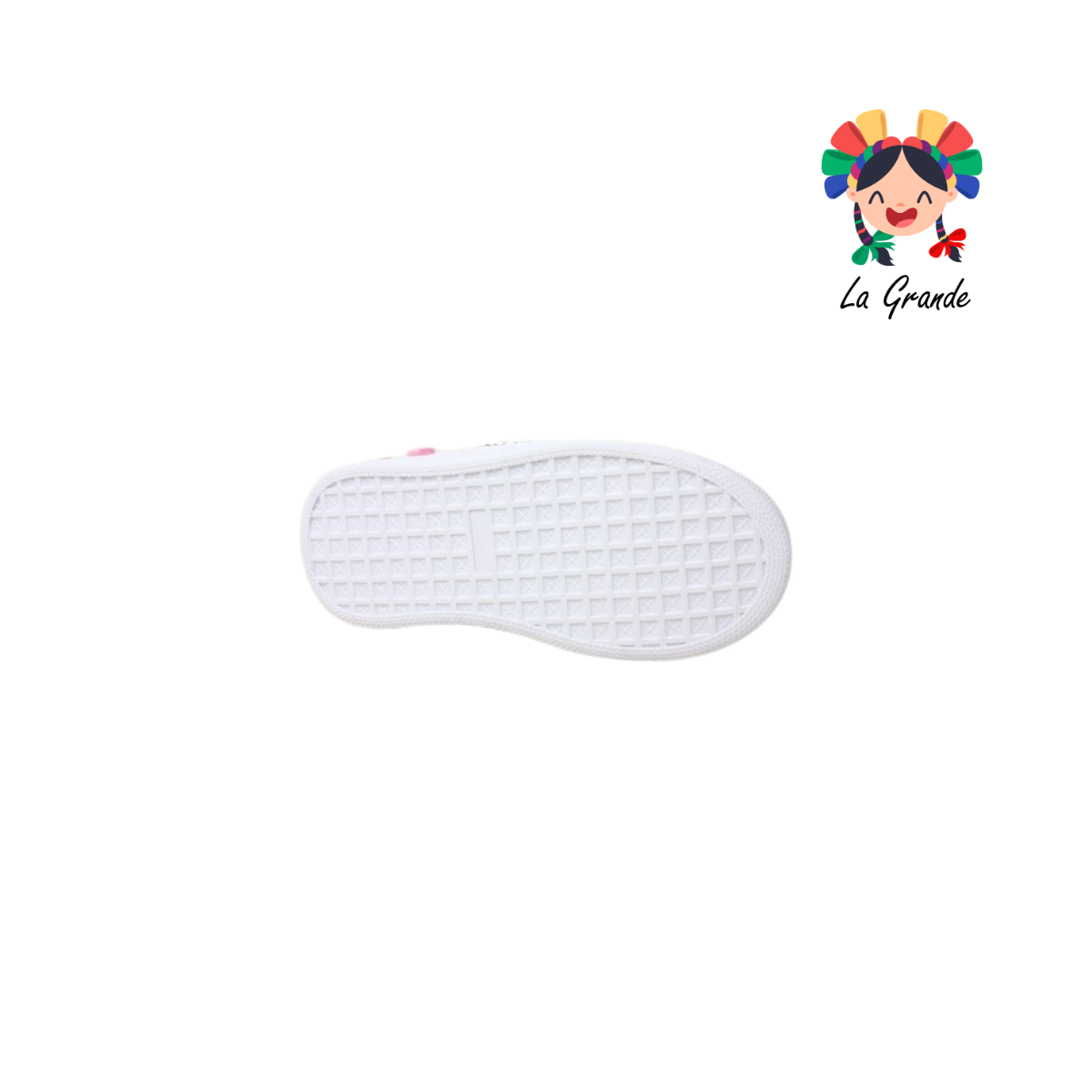 V-050 VANNI CLUB Blanco Rojo Tenis Casual para Bebé y Niña