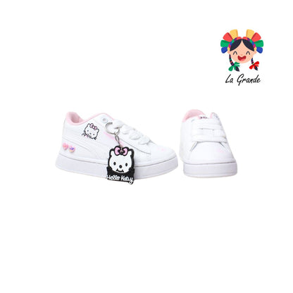 V-050 VANNI CLUB Blanco Rosa Tenis Casual para Niña y Dama