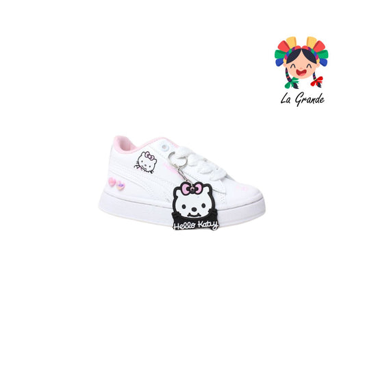 V-050 VANNI CLUB Blanco Rosa Tenis Casual para Niña y Dama