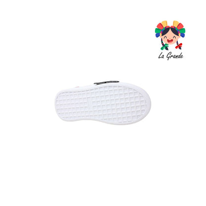 V-050 VANNI CLUB Blanco Rosa Tenis Casual para Niña y Dama
