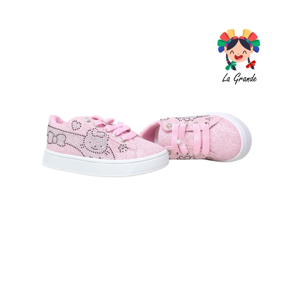 V-051 VANNI CLUB Rosa Picket Tenis Casual para Niña