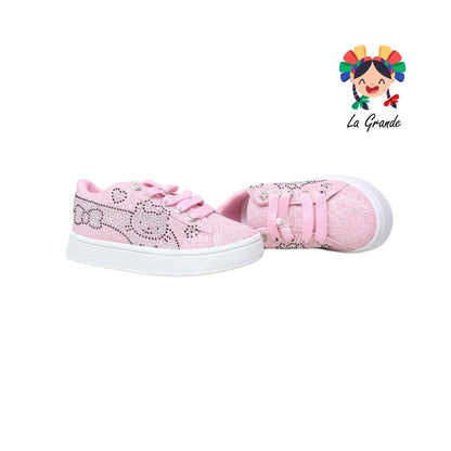 V-051 VANNI CLUB Rosa Picket Tenis Casual para Niña