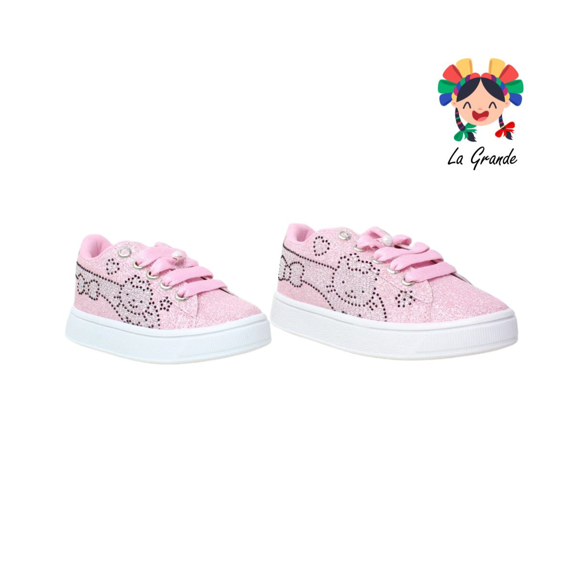 V-051 VANNI CLUB Rosa Picket Tenis Casual para Niña