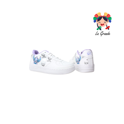 V-09 VANNI CLUB Blanco Lila Sint Tenis Casual para Niña y Dama