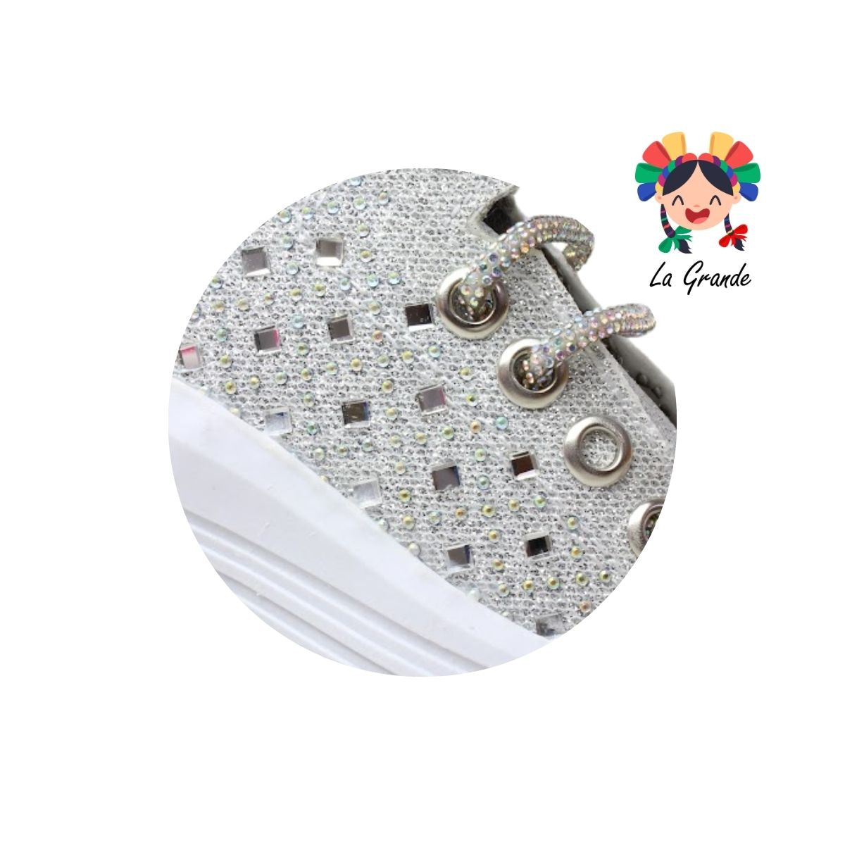 V-114 VANNI CLUB Plata Sint Tenis Casual para Niña