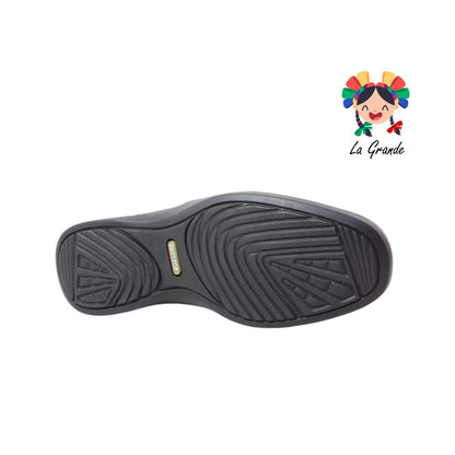 3901 PAZSTOR Negro Borrego Piel Zapato Casual para Caballero