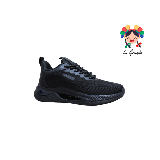 X016 JERKO Negro Negro Tenis Deportivo Caballero