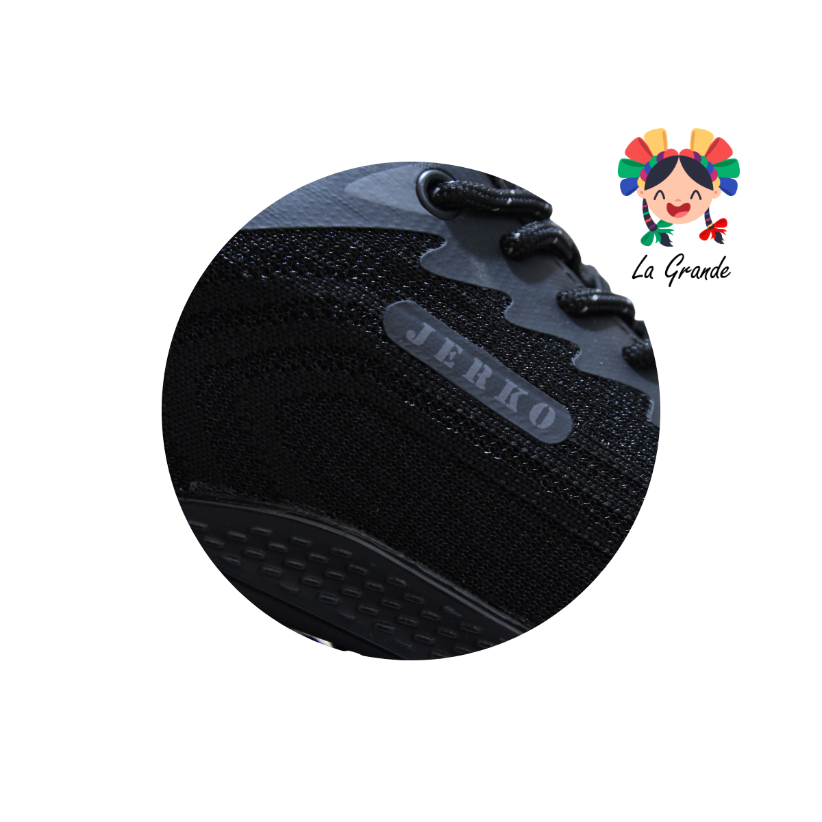 X016 JERKO Negro Negro Tenis Deportivo Caballero