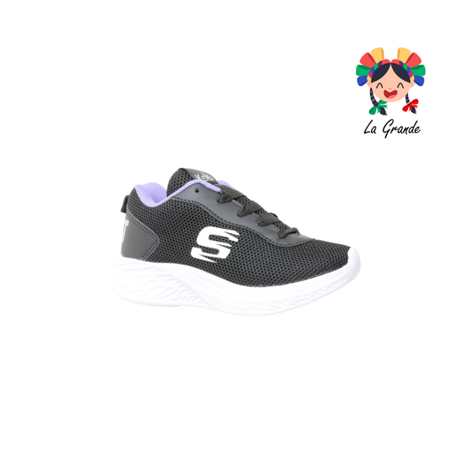 K-501 KEMA Negro Lila Tenis Deportivo para Niña