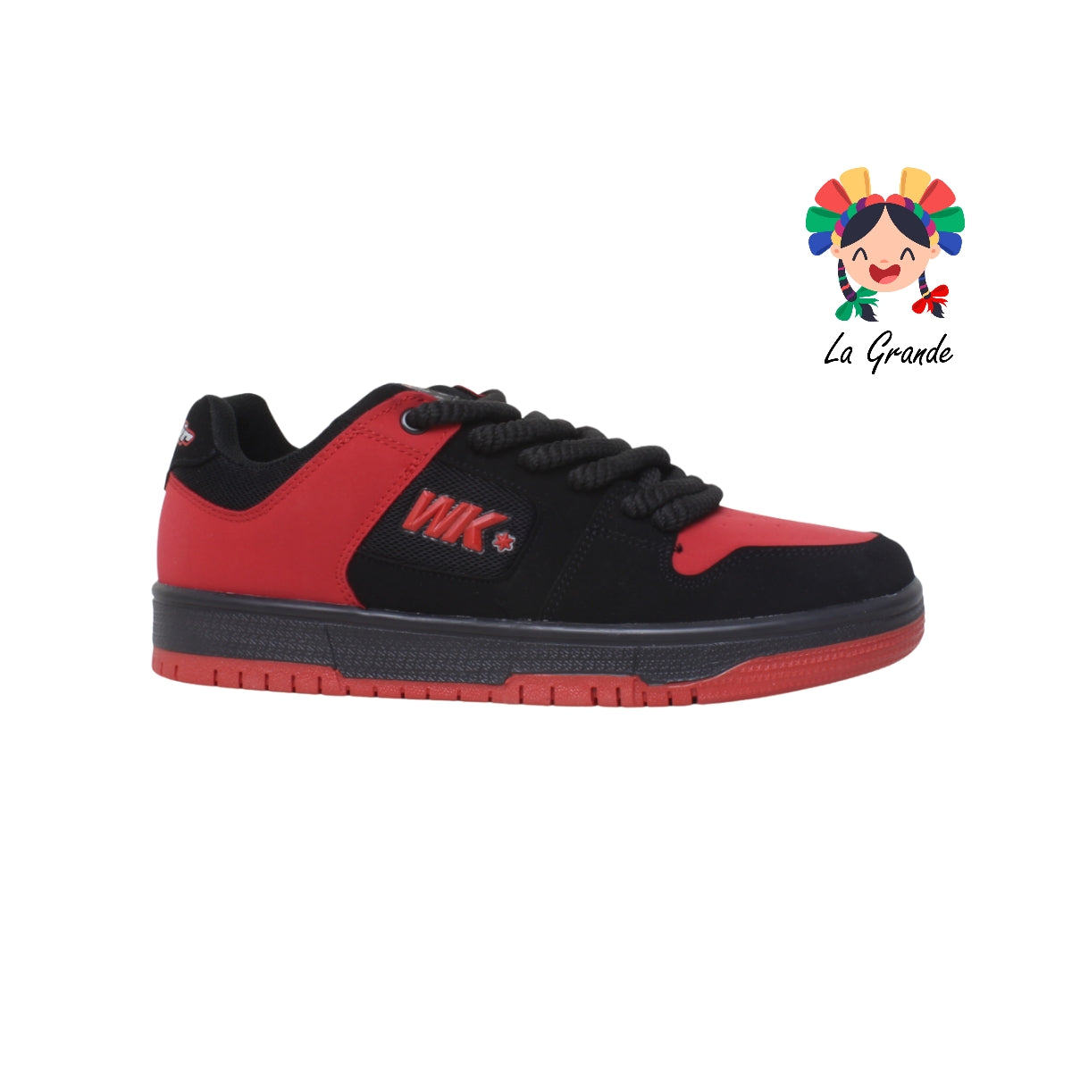 050 WALKQUIR Ngo Rojo Tenis Casual para Caballero