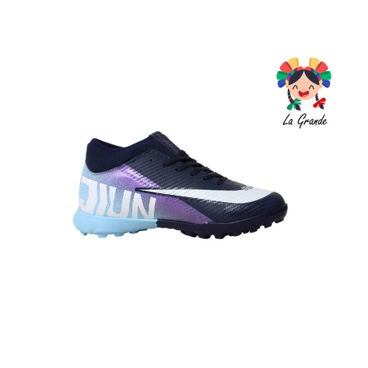 2058M JUNION Mno Menta Bco Sintético Tenis de Fútbol Rápido para Dama, Joven y Caballero